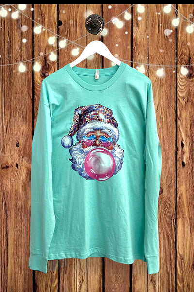 LF LS DTF DISCO HAT SANTA - MINT