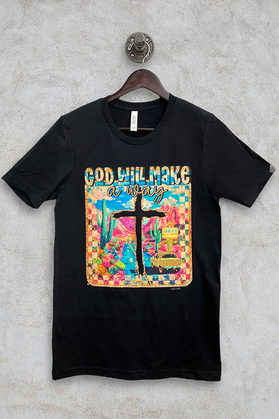 BC DTF GOD WILL MAKE A WAY - BLACK