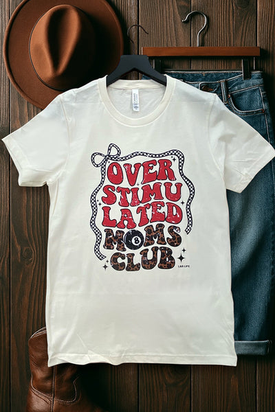 BC DTF OVER STIMULATED MOMS CLUB - CREAM