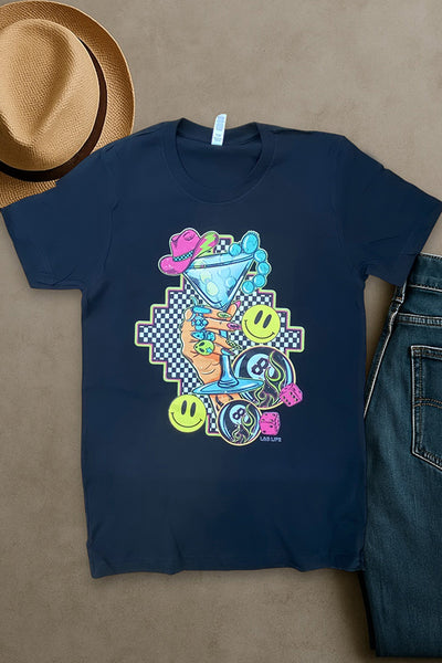 BC DTF CHECKER AZTEC - BLACK