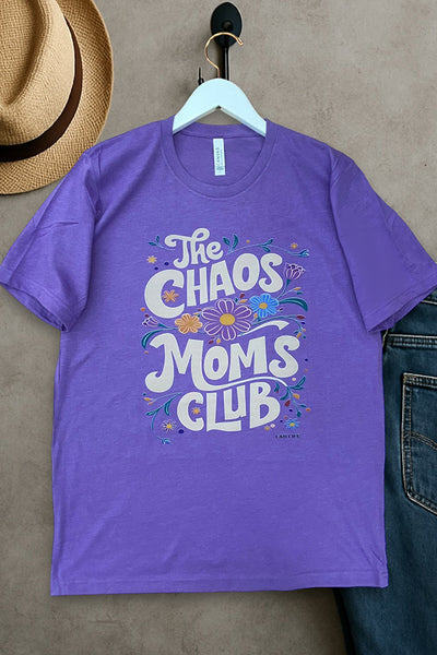 BC DTF THE CHAOS MOMS CLUB - HEATHER PURPLE