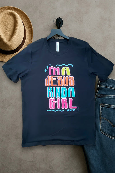 BC DTF IM A JESUS GIRL - BLACK