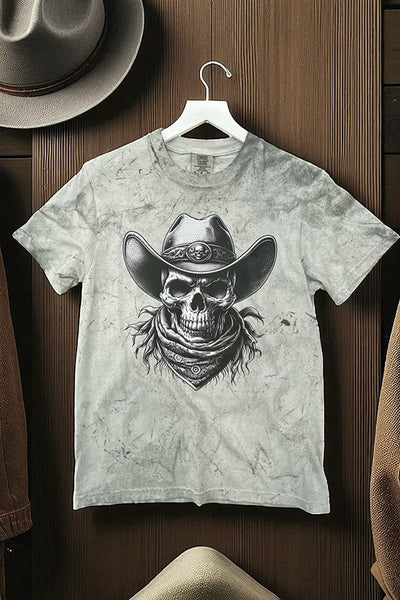 CC BLAST DTF SKULL COWBOY - BLAST GREY