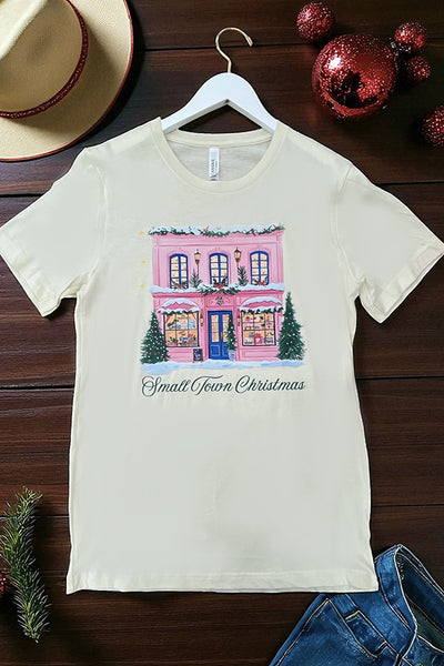 BC DTF SMALL TOWN CHRISTMAS - CREAM