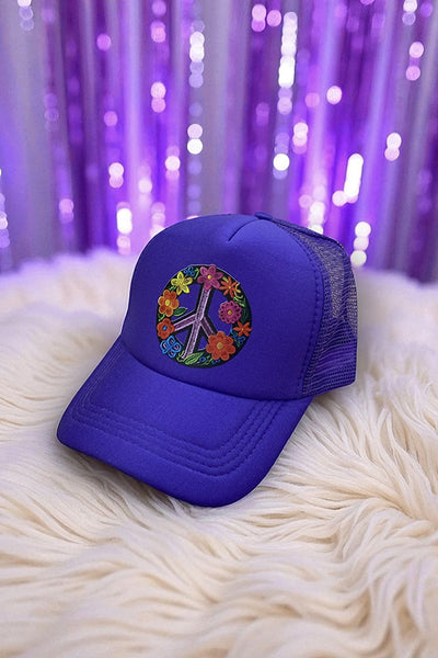 “Peace & Petals” Trucker Hat