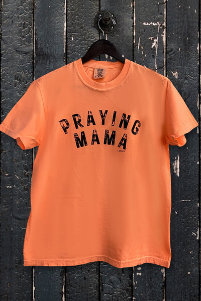 CC DTF PRAYING MAMA - NEON CANTALOPE