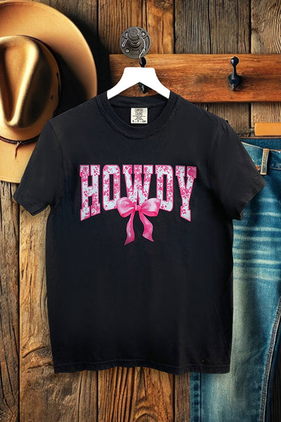 CC DTF PINK HOWDY - BLACK