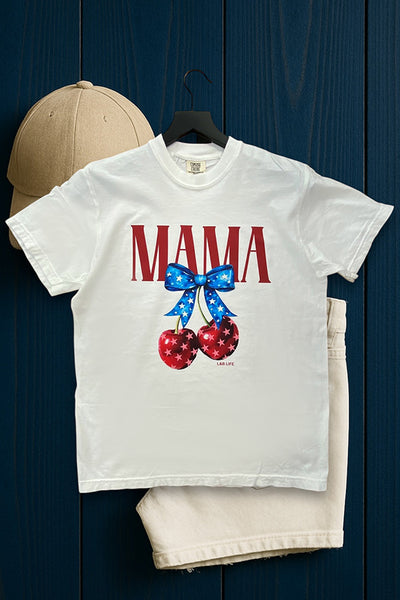 CC DTF CHERRY MAMA - WHITE