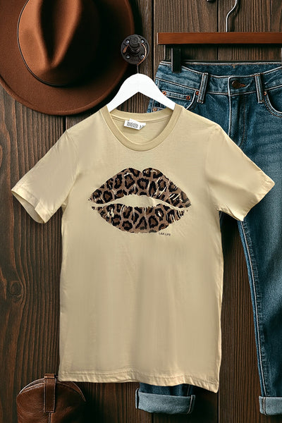 BC DTF LEO LIPS - TAN