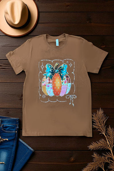 BC DTF BOW PUMPKIN - HEATHER AUTUMN