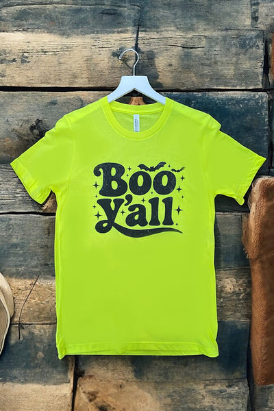 BC DTF BOO YALL - NEON YELLOW