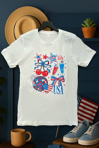 BC DTF BC DTF DISCO USA - WHITE