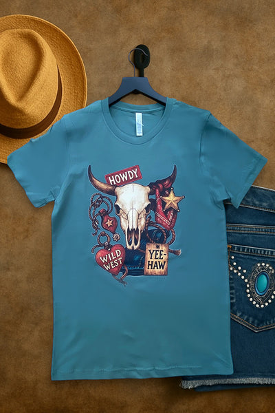 BC DTF WILD WEST HEART - PINE