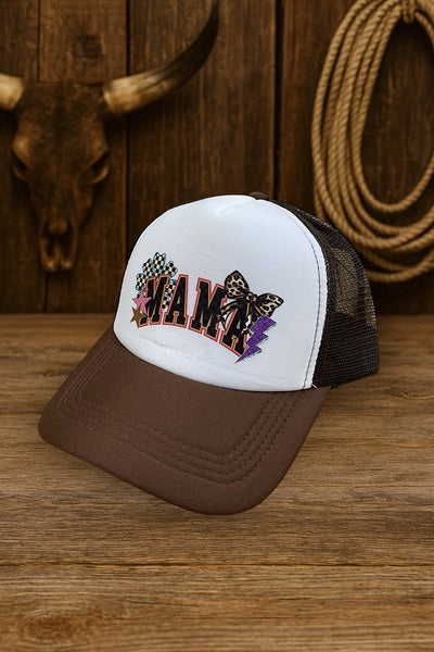 “Western Mama” Leopard Bow Snapback Hat