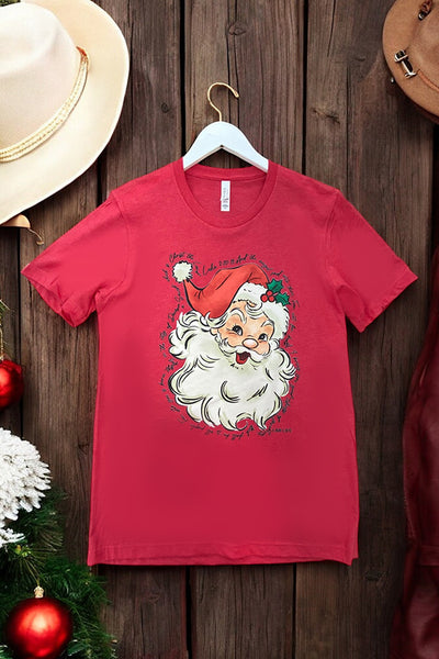 BC DTF SANTA WORDS - RED