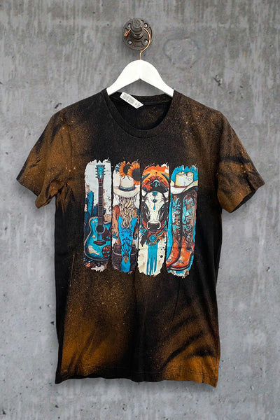 BC BL DTF TURQ CG - BLEACHED BLACK