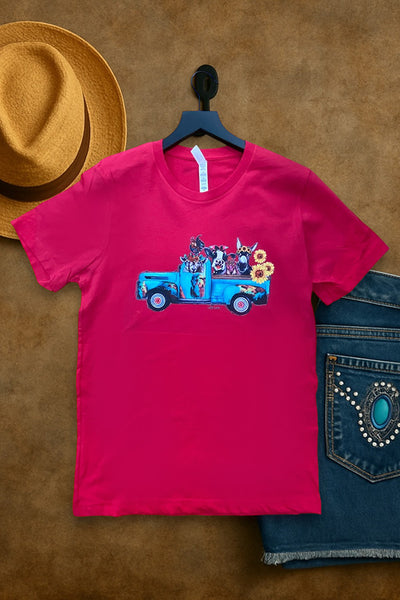 BC DTF ANIMAL TRUCK - RED