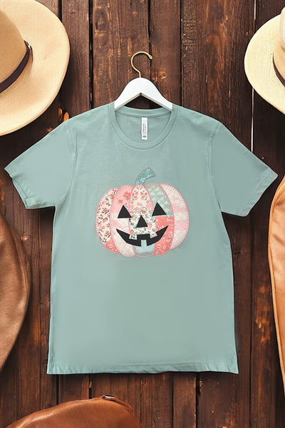 BC DTF FLOWER PUMPKIN - DUSTY BLUE