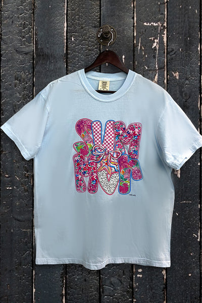 CC DTF SUMMER BOW - CHAMBRAY