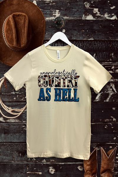 BC DTF COUNTRY AS HELL - CREAM