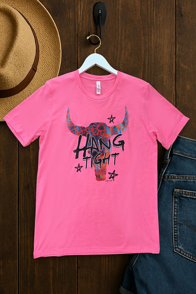 BC DTF HANG TIGHT STEER - NEON PINK