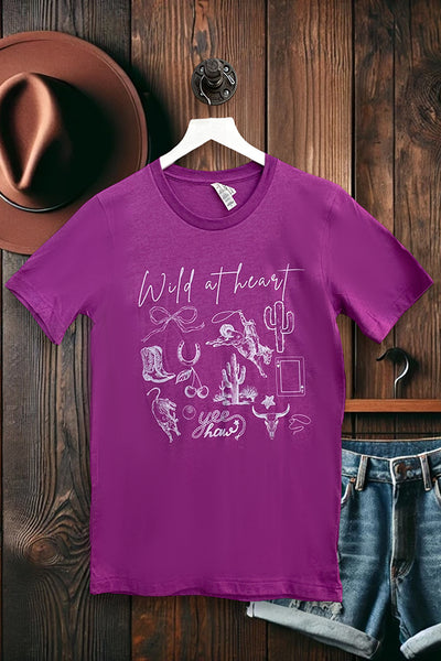 BC DTF WILD AT HEART - PURPLE