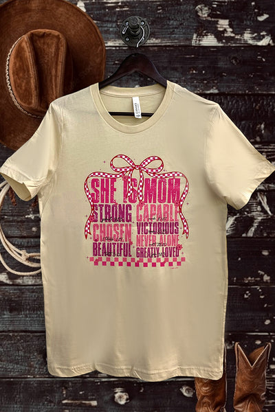 BC DTF SHE IS A MOM - CREAM