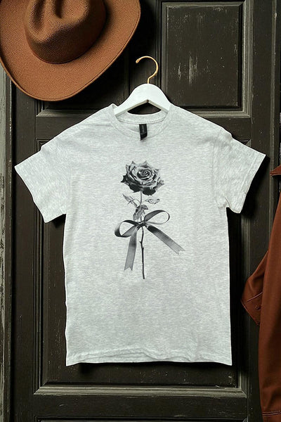 GILDAN DTF ROSE- ASH