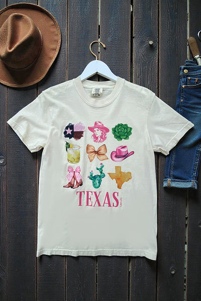 CC DTF TEXAS CACTUS - IVORY