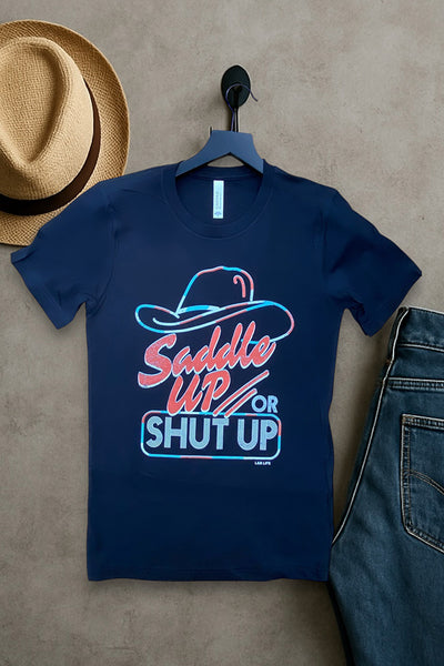 BC DTF SADDLE UP - BLACK