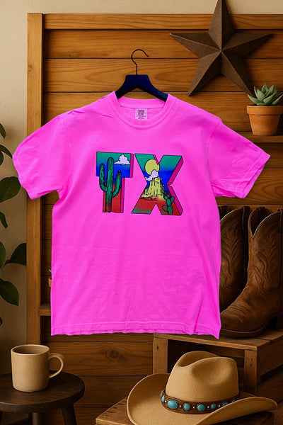 CC DTF NEON TX - NEON PINK