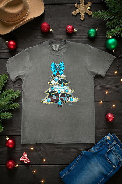 CC DTF TURQ TREE - ESPRESSO