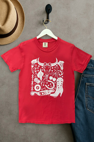 CC DTF WHITE WESTERN - PAPRIKA