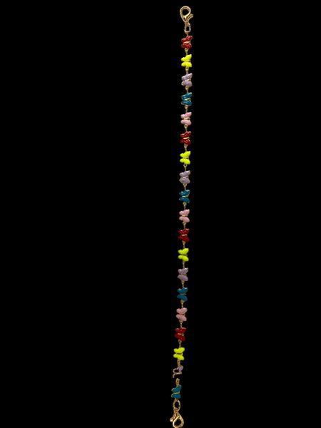 COLORFUL BUTTERLIES HAT CHAIN
