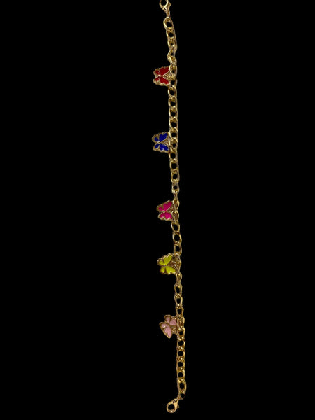 COLORFUL BUTTERFLIES HAT CHAIN