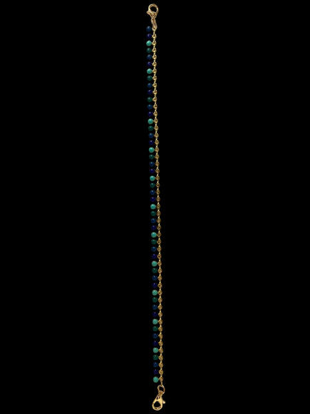 MINI CIRCLE BLUES HAT CHAIN