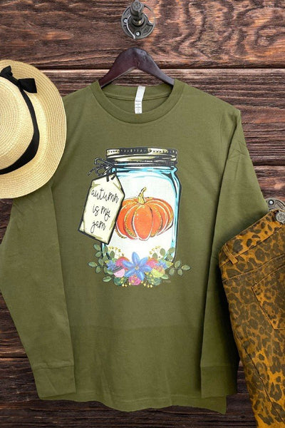 CH LS AUTUMN IS MY JAM - OLIVE