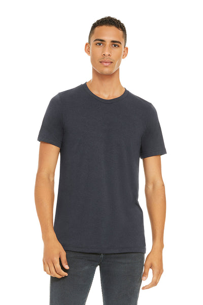 Bella Canvas 3001 CVC - Heather Midnight Navy