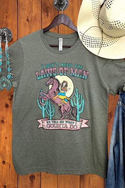 BC I DONT NEED THE LAWS OF MAN - OLIVE