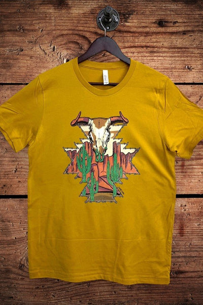 BC AZTEC STEER CACTUS - MUSTARD