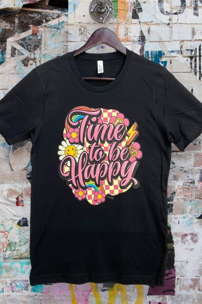 BC TIME TO BE HAPPY- BLACK