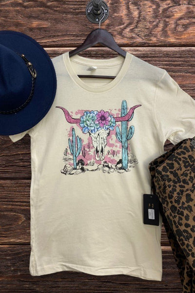 BC CACTUS STEER HEAD - CREAM