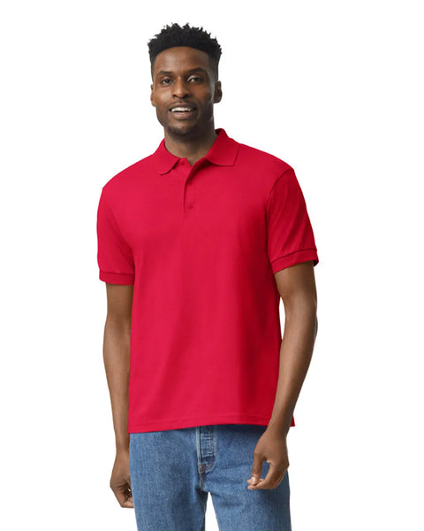Gildan 8800 Polo T-Shirt - Red