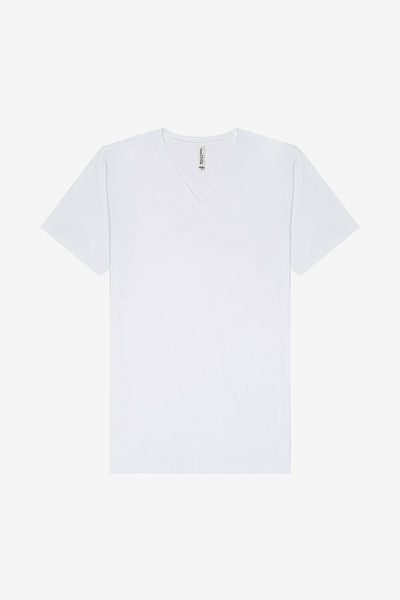 Bella Canvas 3005 V-Neck Short Sleeve - White