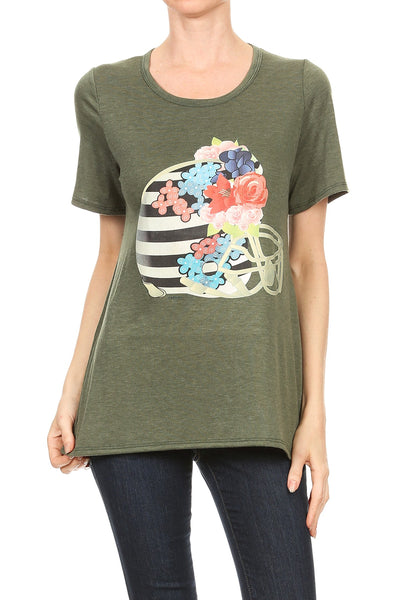 BC STRIPES HELMET- MILITARY GREEN