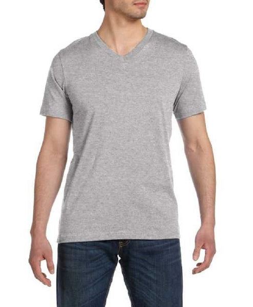 CH V-NECK TEE- LIGHT GREY