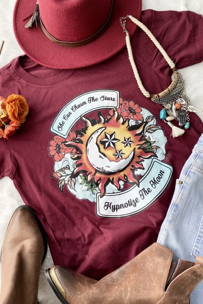 BC CHARM STAR- MAROON