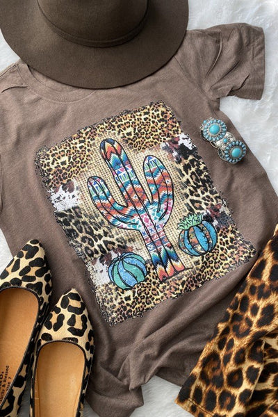 BC TRIBAL CACTUS- BROWN (PRE-ORDER 09-19-2022)