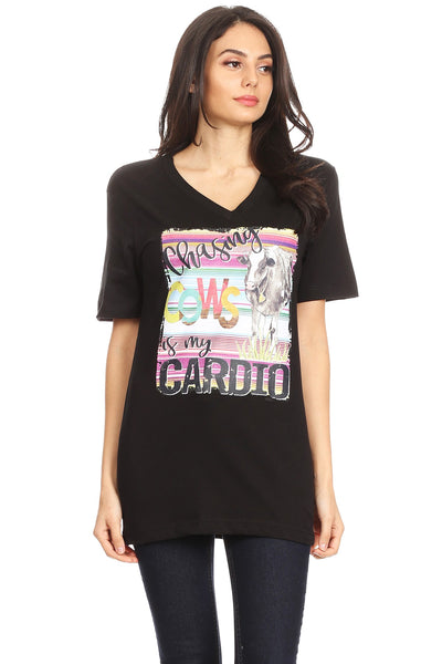 CH V CHASING COWS- BLACK