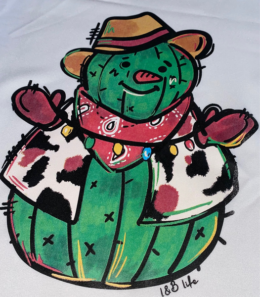CACTUS SNOWMAN CHRISTMAS